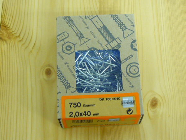 Hřebíky kolářské - zinkované 750 g