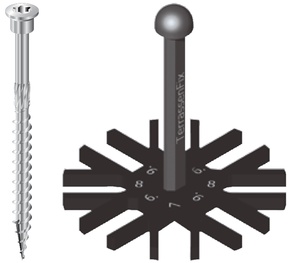 SIHGA Lärchen GoFix TerrassenFix -Set TFL 60 - bal.= 90 ks