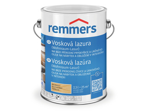 Vosková lazura Remmers (Wohnraum)- Lasur  0,75 l