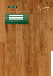 Dubová podlaha FEELWOOD 15 × 137 mm NATUR OLEJ  