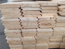 falcovaná prkna 24x146 ve smrku.