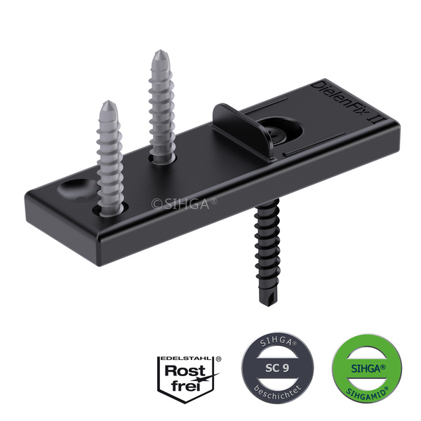 Skryté kotvení terasy - SIHGA DielenFix II DF 17  Karton 300 ks