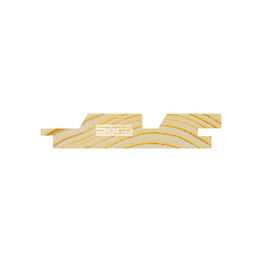 Kanadský modřín 26x140 mm v SECA profilu \'\'2RHOM\'\' C 