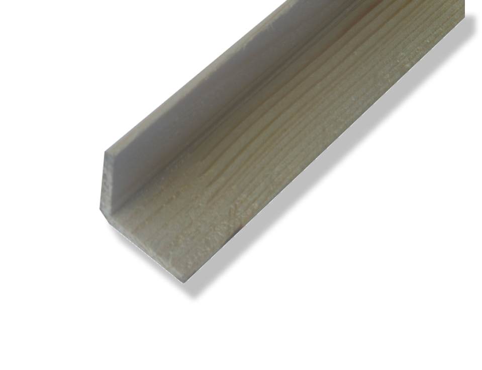 SMRKOVÁ LIŠTA ROHOVÁ 44X40 MM V DÉLCE 2M