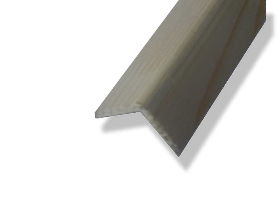 SMRKOVÉ LIŠTY ROHOVÝ 60X60 MM DÉLKA 2 M