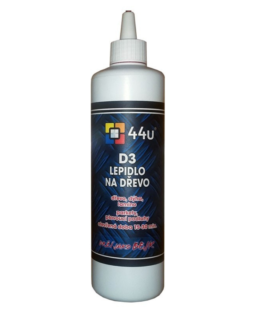 lepidlo na dřevo 44u D-3 0,25 litru + 0,5 + 1
