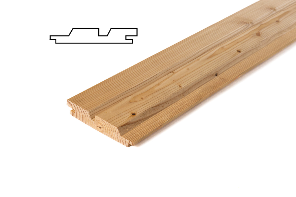 fasádní profil Kan MD 26x140mm profil Rhombus _2RHOM_ C