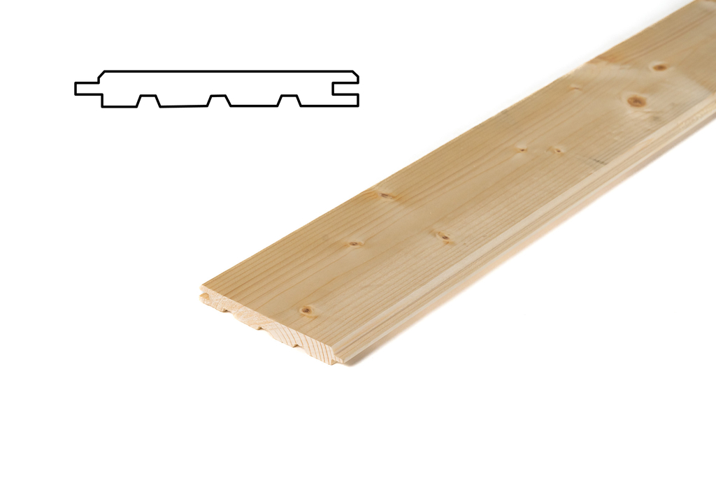 obkladová palubka SM 15x121mm profil klasik _C_ AB