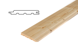 obkladová palubka SM 15x121mm profil softline _E_ AB