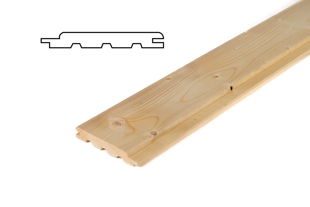 obkladová palubka SM 19x121mm profil softline _E_ AB