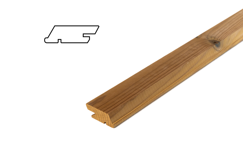 Thermo borovice 24x 68 mm SECA profil 'TIGA-RHOM' AB