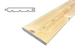 Obkladová palubka SM 23x194mm profil klasický 'C' C